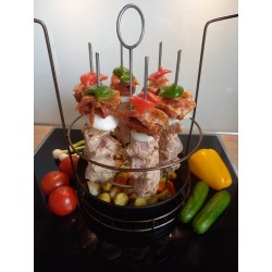 Tandoor Profi Zubehör Set 6-in-1 – Edelstahl & Gusseisen für echtes Tandoor-Kochen