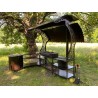 Barbecue area with "Aladdin" stove