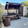 Barbecue area with "Aladdin" stove