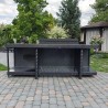 "Zeus" barbecue grill for installation in a gazebo