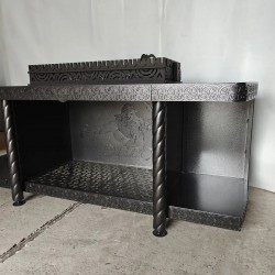 "Zeus" barbecue grill for installation in a gazebo