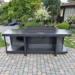 "Zeus" BBQ set, barbecue table for the terrace