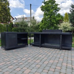 Grillset „Zeus“, Grilltisch für die Terrasse