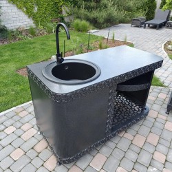 Grillset „Zeus“, Grilltisch für die Terrasse