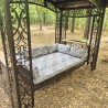 Garden swing bed "Venice", pergola swing with cushions