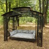 Gartenschaukelbett „Venedig“, Pergolaschaukel mit Kissen