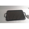 Чугунная решётка-гриль 36×26 см массивная для мангала и BBQ