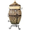 Lyrin24 Grand Tandyr Marakesch Tandoor Lehmofen aus Schamott-Keramik – Vorderansicht