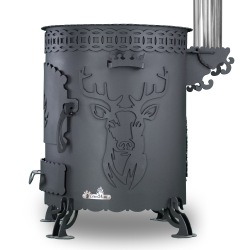 Kazbek-1 Hirsch Premium Gartenofen 6–12 L | Lyrin24