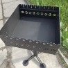 Kompakter Mangal 3 mm mit Grillrost & 8 Spießen | Lyrin24
