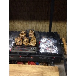 Чугунная решётка для гриля 36×26 см | 7 мм | Lyrin24