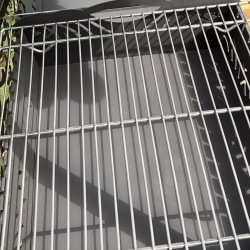 Grillrost Edelstahl 42,5×48 cm für Mangal & Grill | Lyrin24