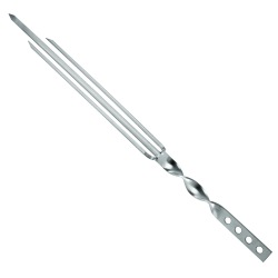 Dreifach-Grillspieß 58 cm kaufen – Edelstahl 3 mm | Lyrin24