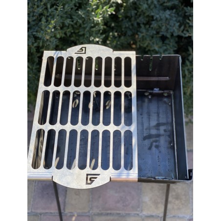 Grillrost Edelstahl 1,5 mm  BBQ Rost für Mangal & Grill ✔ 25×36 cm
