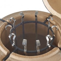 Luxus-Spießset für Tandoor – 6 Stück Edelstahl, 500/450/400 × 11 × 2 mm